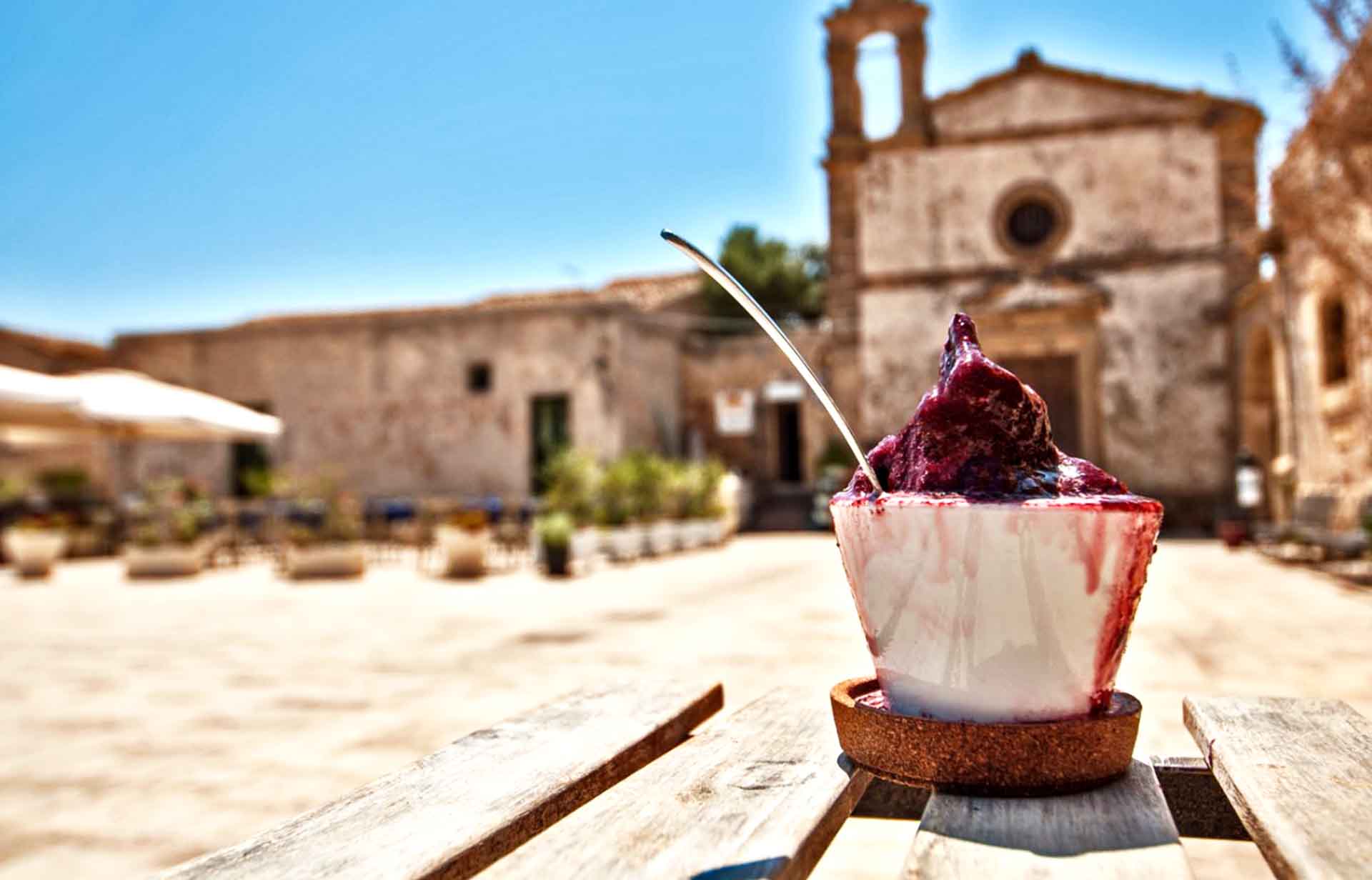 marzamemi piazzetta gelato colazione 